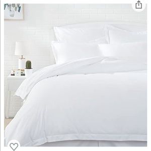 Bright White Queen Duvet Cover
